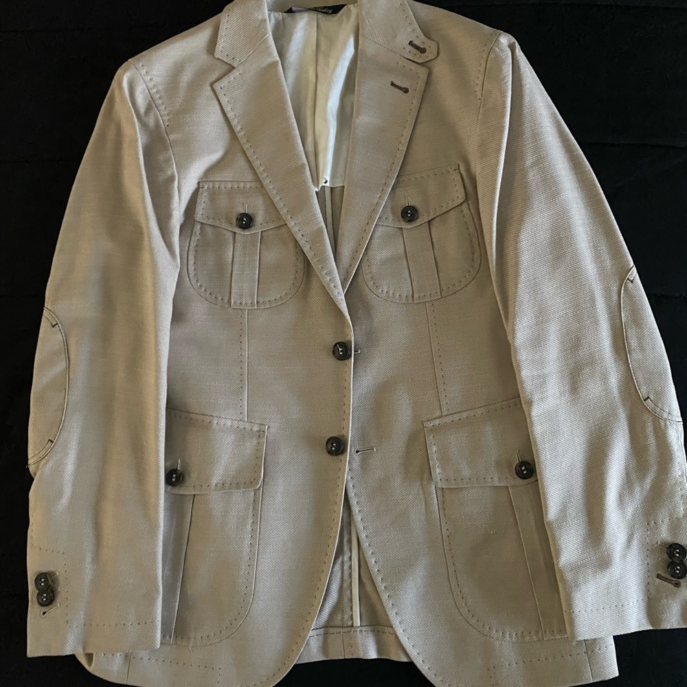 Beige safari jacket